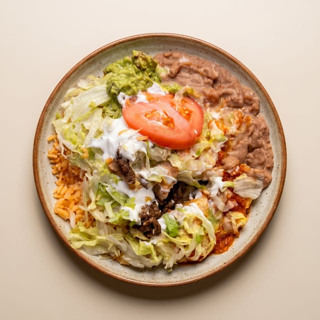 Steak or Pork Burrito.